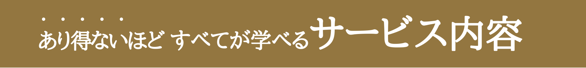 サービス内容